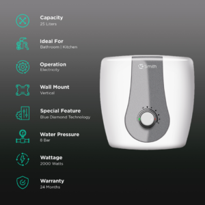 AO Smith Finesse Geyser-25 Litres