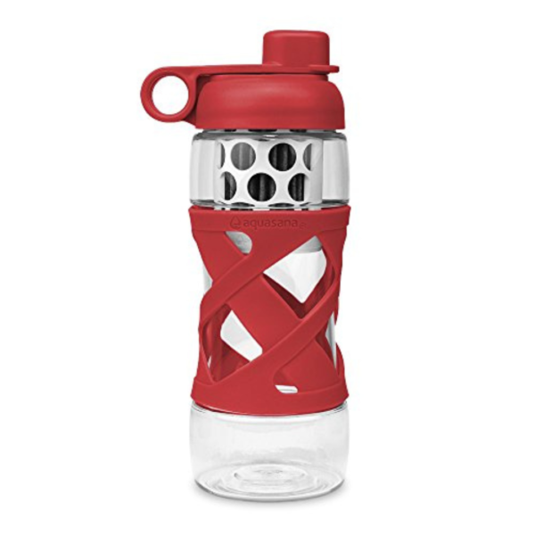 Aquasana Glass Filter Bottle With Sleeve