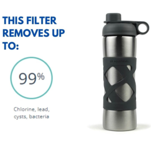 Aquasana-Stainless Steel Insulated Clean Water Bottle