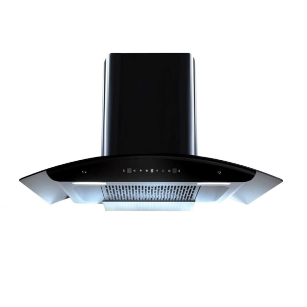 Hindware Oasis Black 90 Cm Wall Mounted Chimney Hindware Oasis Black 90 Cm Wall Mounted Chimney